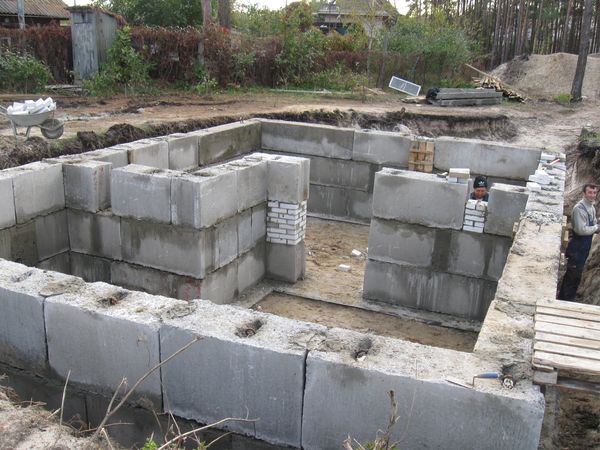Фундамент частного дома цена